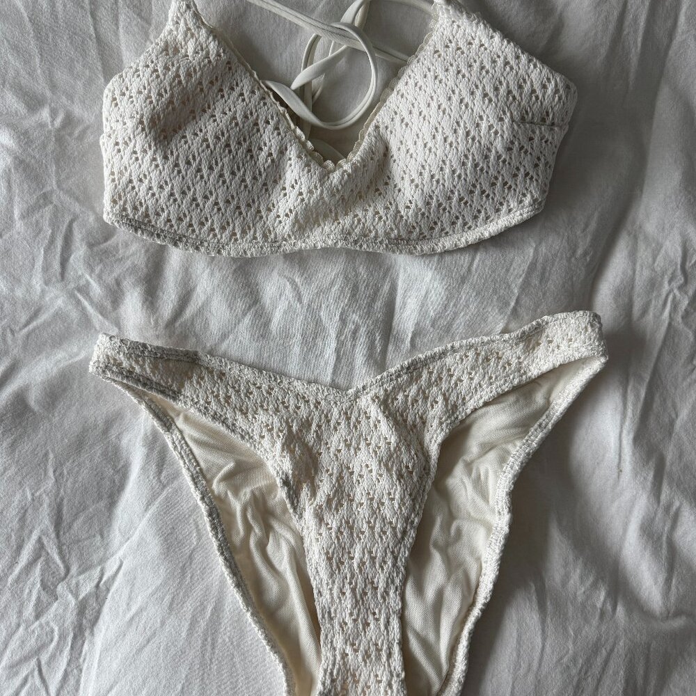 Hollister White Lace Bikini